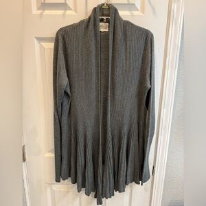 Debbie Morgan Charcoal Open Front Cardigan